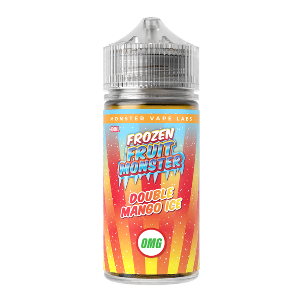 vape juice nicotine free Double Mango Ice Frozen Fruit Monster eJuice 100ml Color:Packin' Peach Berry prefilled pod kits Aspire Zelos 3 |