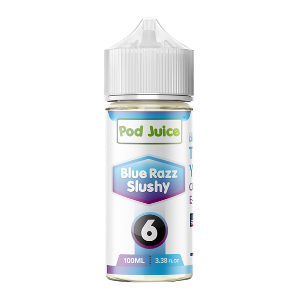 blue razz slushie vape Slushy POD JUICE Nixodine 100ml Choose Flavor:Blackberry Blueberry+ Wholesale High Performance Disposable LOST VAPE