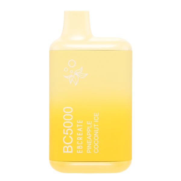 pineapple coconut disposable vape Ice Elf Bar BC5000 Select Flavor ::Berry Ice drag 6 coils Gold Bar Salts E-Liquids