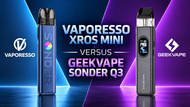GeekVape Sonder Q3 vs Vaporesso XROS 6 Mini | Pod Kit Review