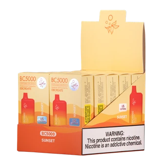 Sunset Elf Bar BC5000 Disposable Vape Bundle 10-Pack