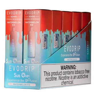 Watermelon Ice Evodrip Vape 10pk