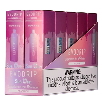 Peach Ice EVODRIP Vape 10pk