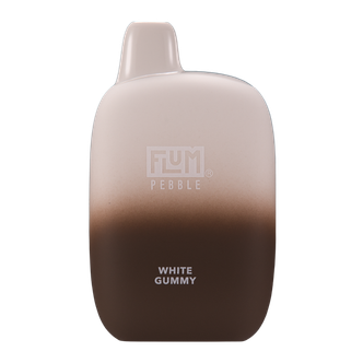 White Gummy Flum Pebble Disposable Vape 