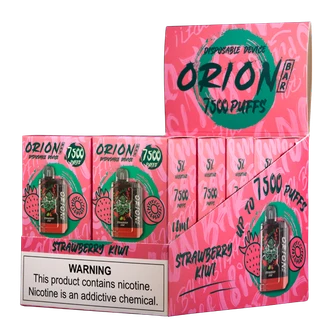 Strawberry Kiwi Orion Bar 7500 Vape 10 Pack