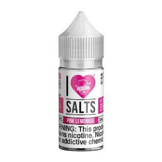 Pineapple and Watermelon flavored nicotine salts in 50mg, Pink Lemonade is an I Love Salts Eliquid