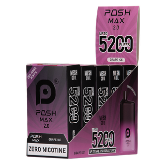 Grape Ice Posh Max 2.0 Vape 5 Pack