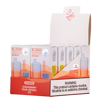 Strawberry Pear Orange Ice Elf Bar BC5000 Vape 10-Pack