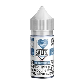 Blue Raspberry Ice flavored nicotine salts in 50mg, an I Love Salts Eliquid