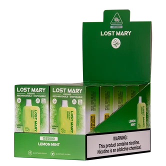 Lemon Mint Lost Mary OS5000 Disposable Vape 10-Pack