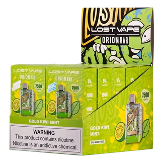 Gold Kiwi Mint Orion Bar by Lost Vape 10-Pack