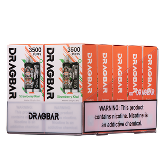 Strawberry Kiwi Zovoo Dragbar B3500 10-Pack