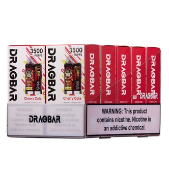 Cherry Cola Zovoo Dragbar B3500 10-Pack