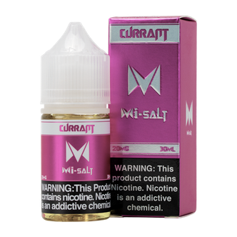 Currant Mi-Salt is a fruity flavored vape juice, blended with nicotine salts