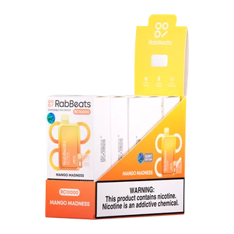 Mango Madness  Rabbeats RC10000 Vape 5-Pack
