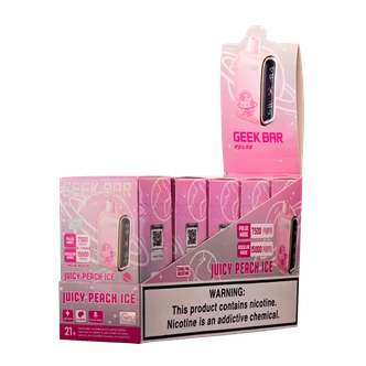 Juicy Peach Ice Geek Bar Pulse Vape 5-Pack