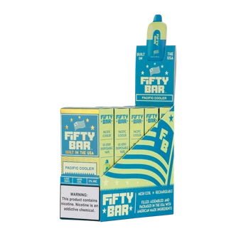 Pacific Cooler Fifty Bar Vape 5-Pack