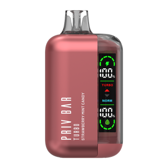 Strawberry Mint Candy Priv Bar Turbo Vape