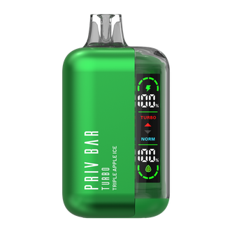 Triple Apple Ice Priv Bar Turbo Vape