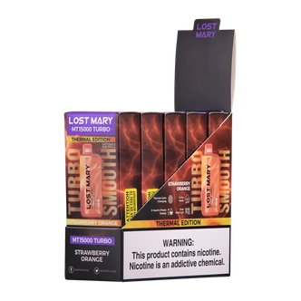 Strawberry Orange Lost Mary Mt15000 Turbo Disposable 5 Pack