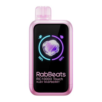 Ruby Raspberry Rabbeats RC10000 Touch Vape