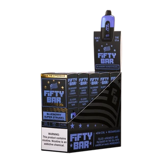 Blueberry Super Strudel Fifty Bar Vape 5-Vape