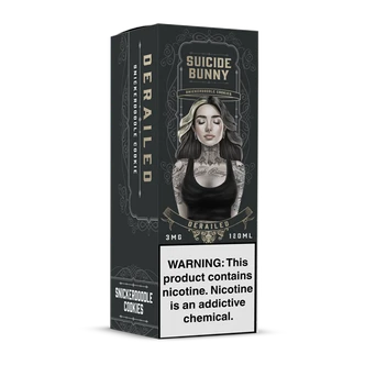 Derailed Suicide Bunny Free Base E-Juice Box