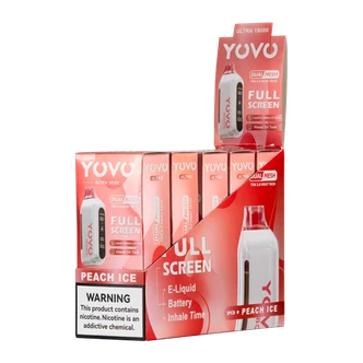 Peach Ice YOVO Ultra 18000 5-Pack