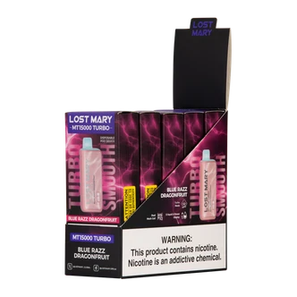 Blue Razz Dragonfruit Lost Mary Mt15000 Turbo Disposable 5 Pack