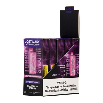 Grapefruit Berries Lost Mary Mt15000 Turbo Disposable 5 Pack