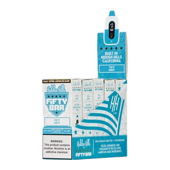 Yeti Mint 5 Pack Hidden Hills X Fifty Bar Vape