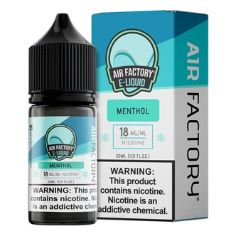 Shop one of our best-selling menthol vape juice flavors with Menthol e-liquid by Air Factory