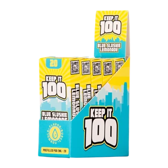 Blue Slushie Lemonade Keep It 100 Zeltu X3 Pods 20mg 5 pack