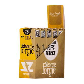 Lemon Drizzle Velvet Cake Georgia Porgie Zeltu X3 Pods 20mg 5 pack