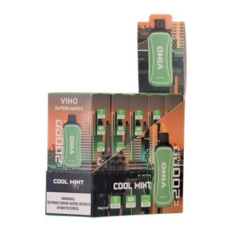 Cool Mint Viho Supercharge VapeVape 5-Packs