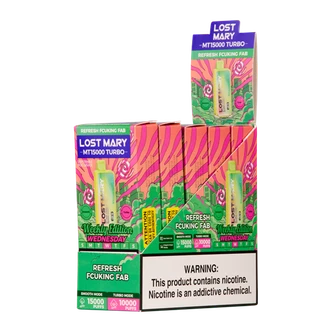 5 Pack Refresh Fcuking Fab Lost Mary MT15000 Turbo (Wednesday)