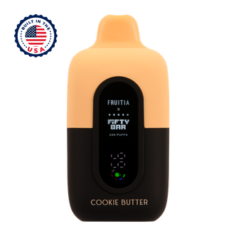 Cookie Butter FRUITIA X Fifty Bar 20K Vape