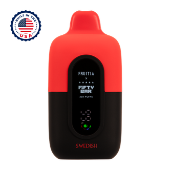 Swedish Fish FRUITIA X Fifty Bar 20K Vape