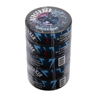 Glacier Mint BERSERKER Caffeine Pouch 5-Pack