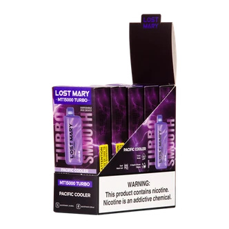 5 Pack of Pacific Cooler LOST MARY MT15000 TURBO