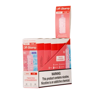 Twisted Strawberry Up Off Stamp Sweet Cube Disposables