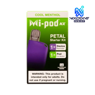 Cool Menthol MI-POD Petal Starter Kit- Packaging