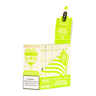 5 Pack of Pina Lush HIDDEN HILLS X Fifty bar 20K Disposable