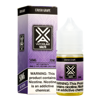 The best grape e liquid from VaporLax, blended wth premium nicotine salts