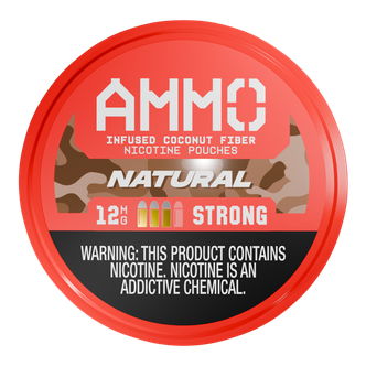 Natural AMMO Pouches 12mg