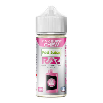 Pink Burst Chew RAZ X POD JUICE 100ml