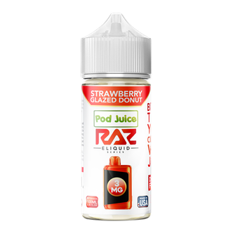 Strawberry Glazed Donut RAZ X POD JUICE 100ml