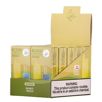 Mango Peach Elf Bar BC5000 Vape Bundle 10-Pack