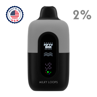 Milky Loops Fifty Bar 20K Silver Series Vape