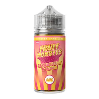 Strawberry Banana MONSTER LABS Fruit Monster ZERO Nicotine 100ml